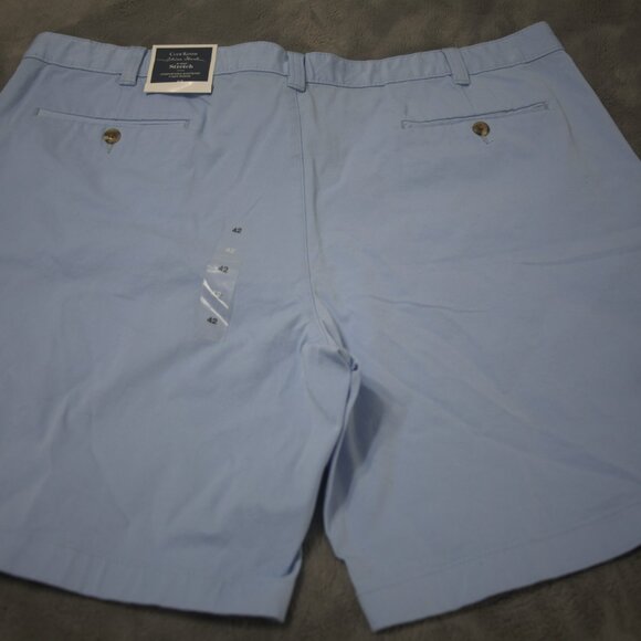 Club Room 9" inch Chino Shorts, Men's Size 42, Color-Light Blue - Picture 3 of 3